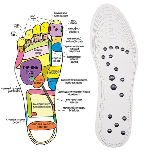 Magnetiska Massageinlägg för Fötter – Unisex, 18 Magneter, Viktkontroll - UNAKIT