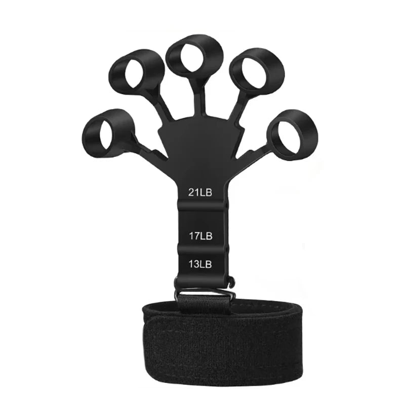 New Silicone Finger Trainer 5 Finger Wrist Stretcher Finger Strength Recovery Flexion and Extension Vein Trainer - UNAKIT