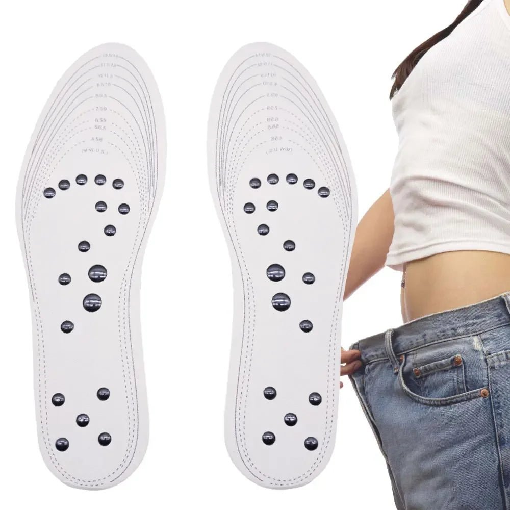 Magnetiska Massageinlägg för Fötter – Unisex, 18 Magneter, Viktkontroll - UNAKIT